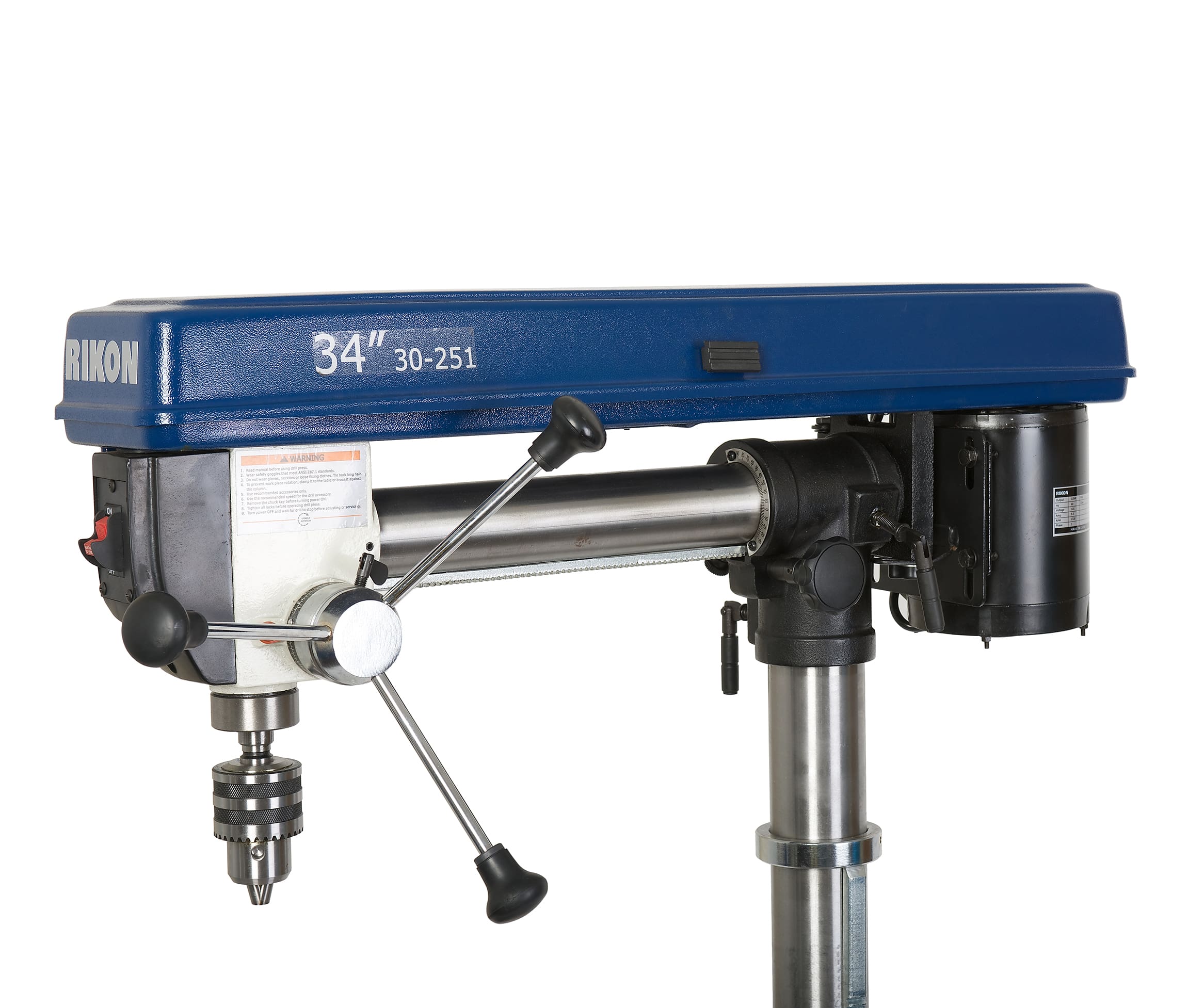 Model 30-251: 34" Radial Floor Drill Press - Image 12
