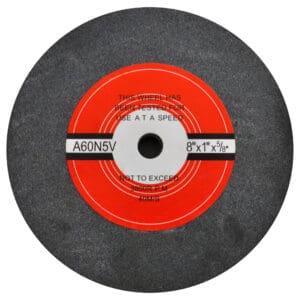 P80-800VS-70: 8" Grinding Wheel 60 Grit, 5/8" Hub