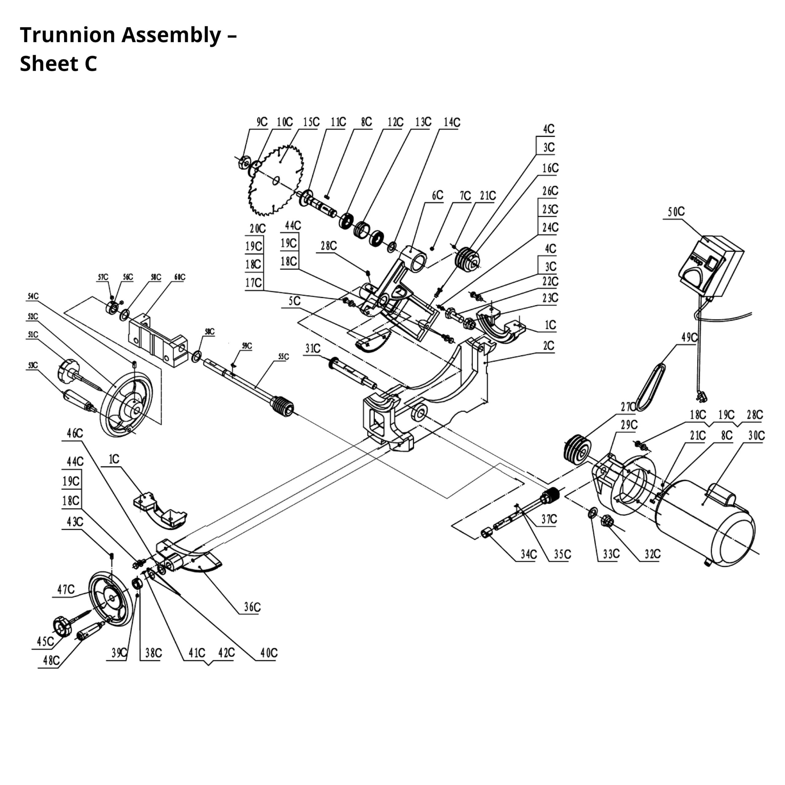 Model 10-110: 10” Cabinet Saw - Image 3