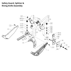 Model 10-201: 10″ Contractors Saw
