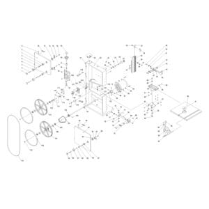 Model 10-300:  10” Woodworking Bandsaw