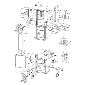 Model 10-320:  14” Woodworking Bandsaw