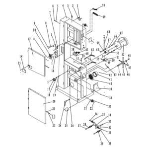 Model 10-341:  18” Bandsaw