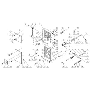 Model 10-342: <br/> 18″ Deluxe Bandsaw