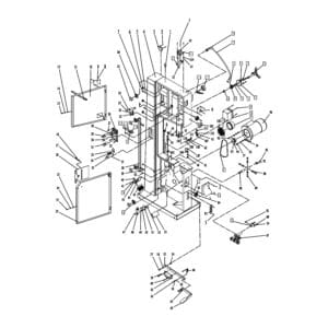 Model 10-346: 18″ Bandsaw Parts