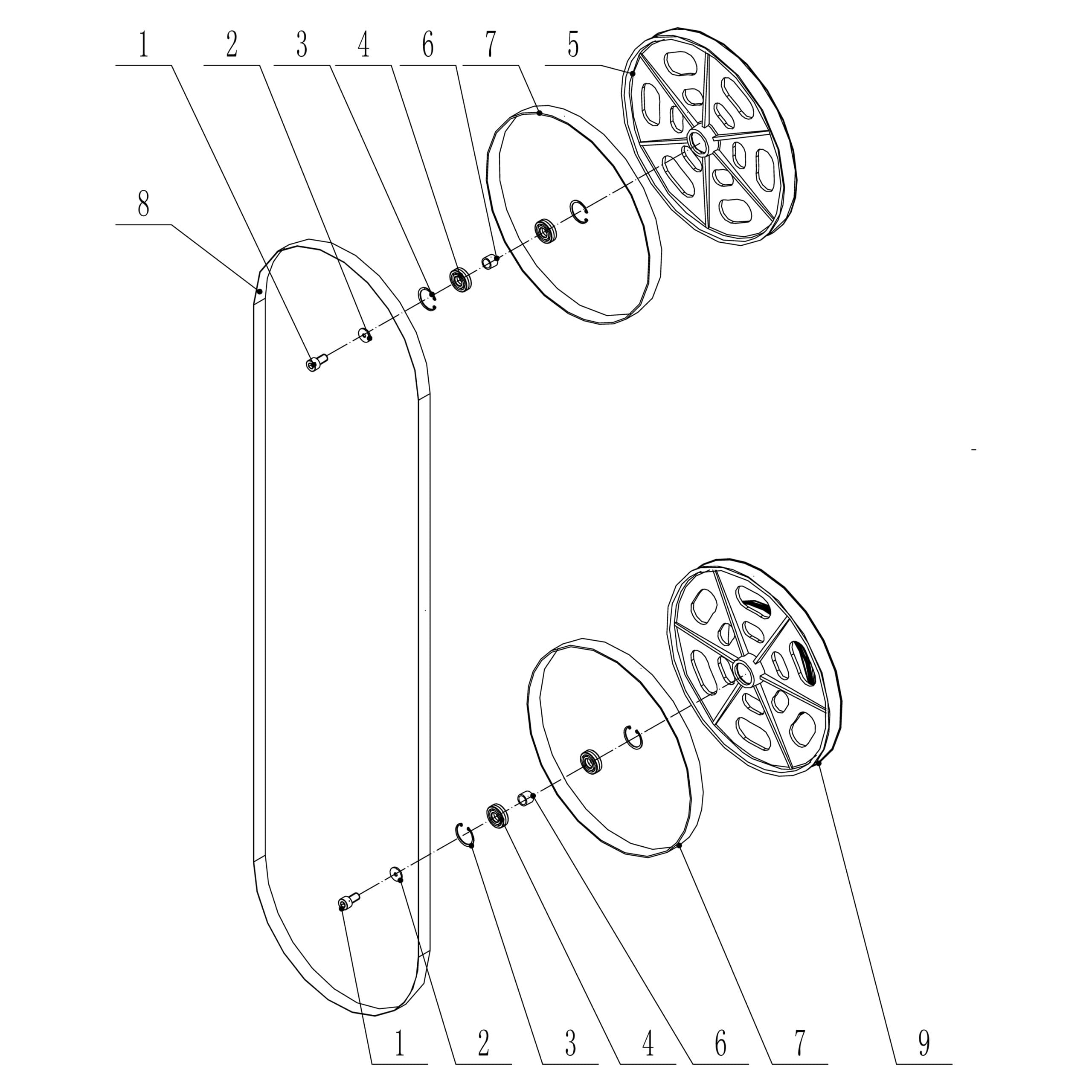 Model 10-347: <br/> 18″ Professional Bandsaw Parts - Image 2