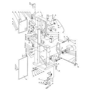 Model 10-351:  14" Professional Bandsaw Parts
