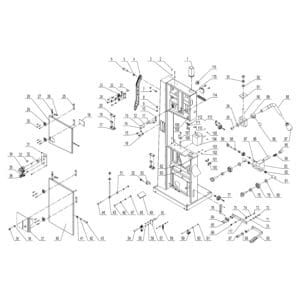 Model 10-353: 14″ Professional Bandsaw Parts