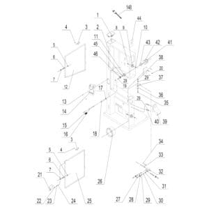 Model 124.32607: <br/> 14” Bandsaw with Open Stand