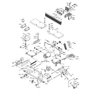 Model 20-600H:  6″ Helical Benchtop Jointer