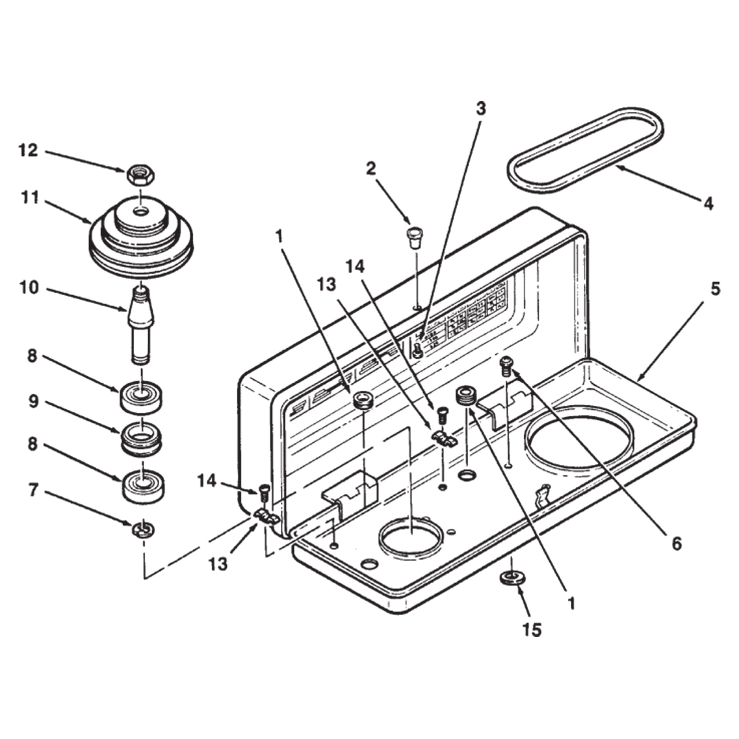 Model 30-100: 8″ Benchtop Drill Press