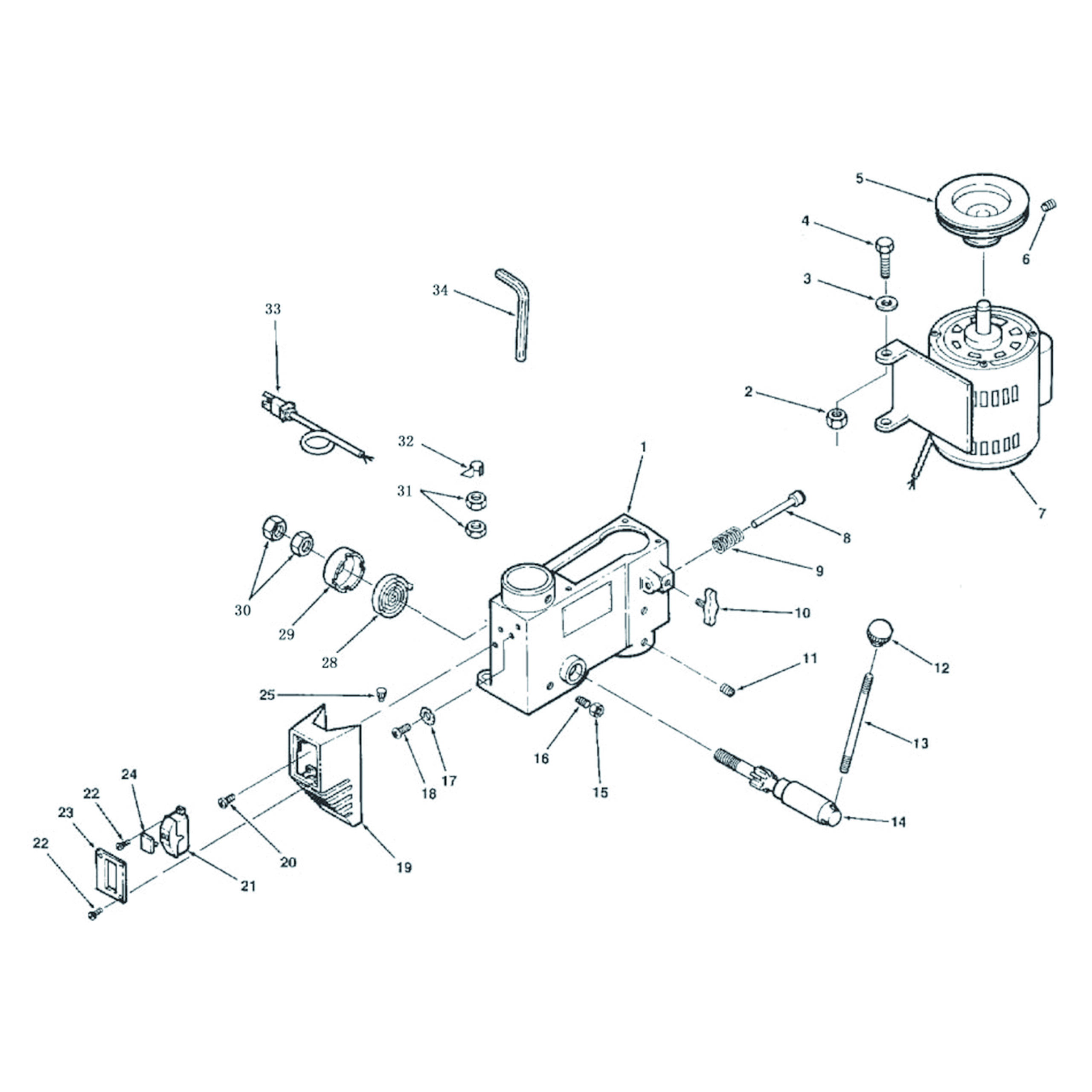 Model 30-100: 8″ Benchtop Drill Press - Image 2