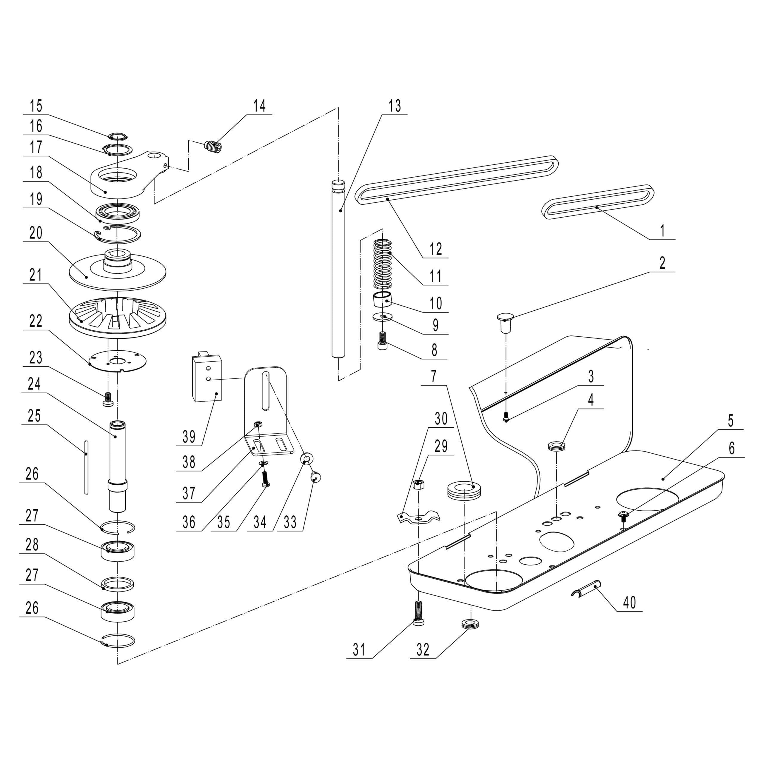 Model 30-217: 17″ VS Drill Press - Image 3