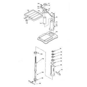 Model 30-240: 20″ Floor Drill Press