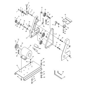 Model 50-142: <br/> 1" x 42" Belt / 8" Disc Sander