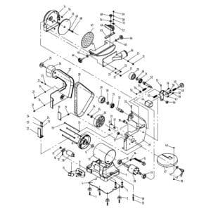Model 50-151:  1″ x 30″ Belt/ 5″ Disc Sander