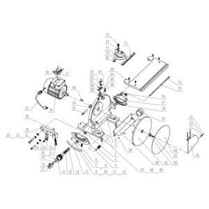 Model 51-200:  12″ Benchtop Disc Sander