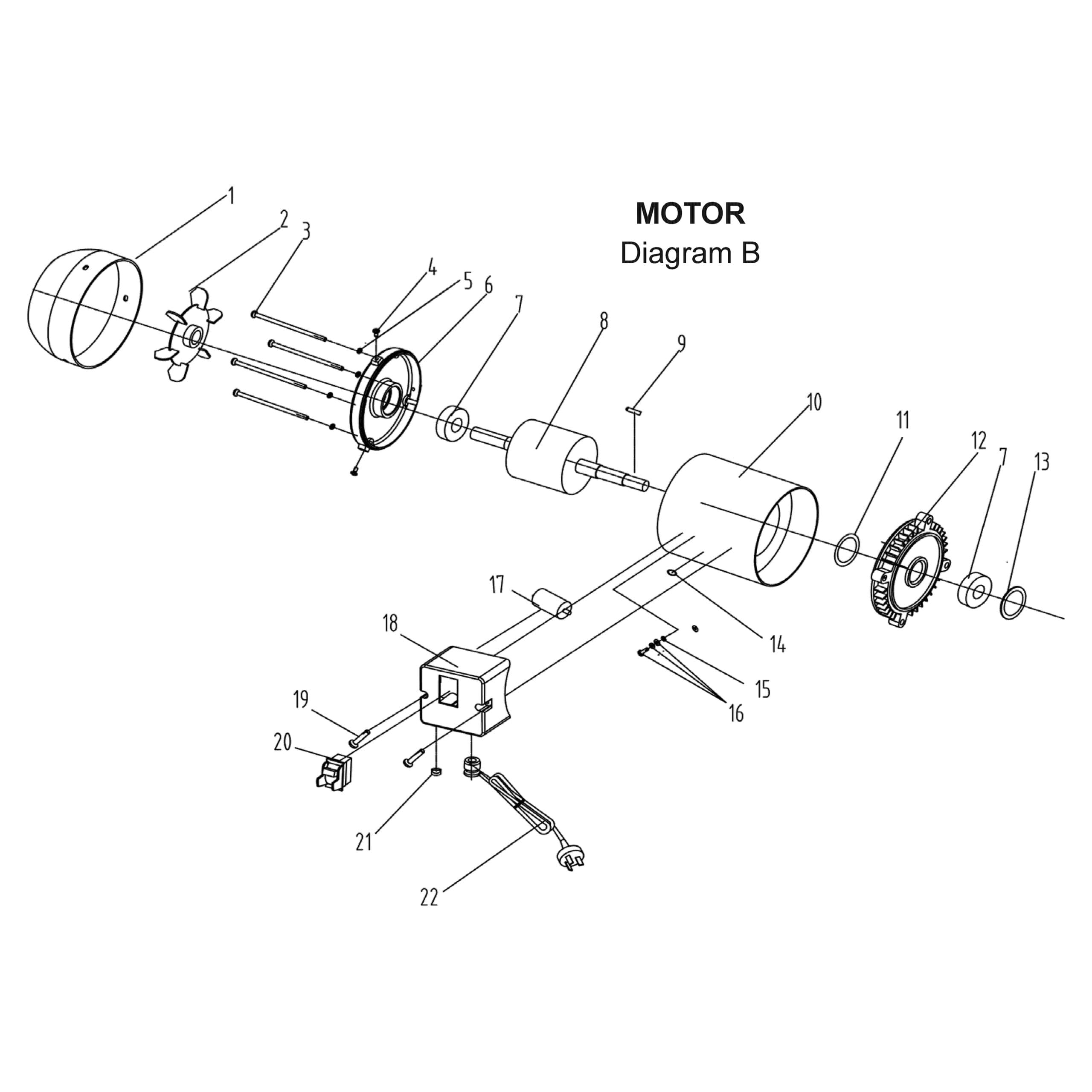 Model 51-202: 12″ Benchtop Disc Sander - Image 2