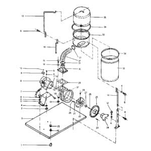 Model 60-200:  2 HP Dust Collector