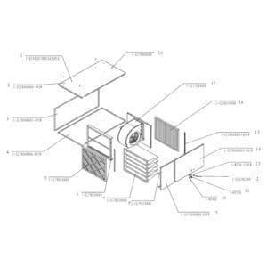 Model 61-1600:  Air Filtration System