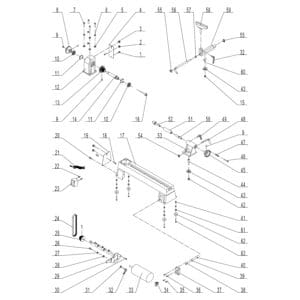 Model 70-105:  10″ x 18″ Mini Lathe