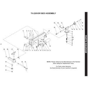 Model 70-220VSR:  12-1/2″ x 20″ MIDI VSR Lathe