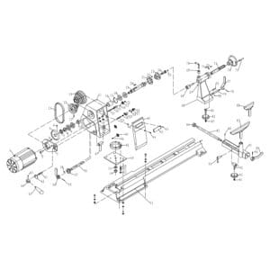 Model 70-450:  20″ x 37″ VS Lathe