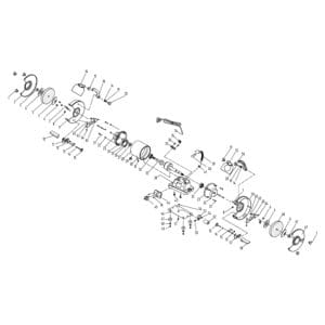Model 80-808:  8″ Low Speed Grinder