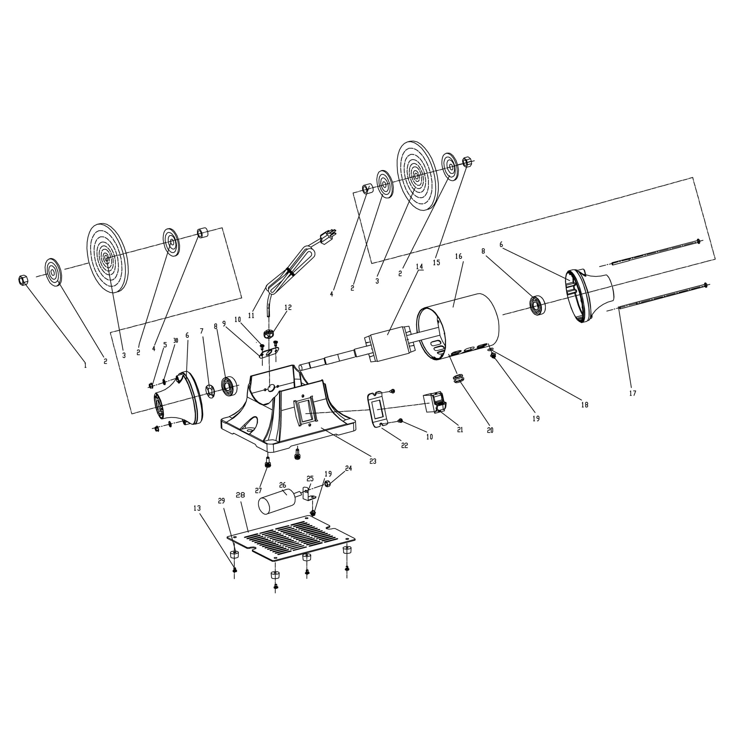 Model 81-600: 6″ Buffer