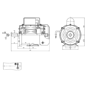 S34983-75 <br> 1/2 HP, 3.1 Amps, 120V AC, 60Hz, 1700 RPM