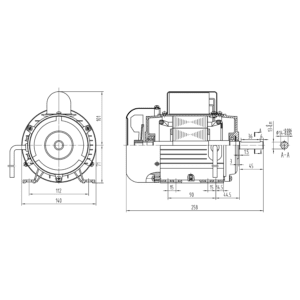 S34985-31 <br> 1/2 HP, 3.5 Amps, 120V AC, 60Hz, 1700 RPM