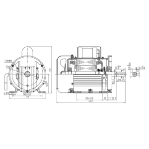 S34986-119 <br> 1.5 HP, 13 Amps, 120V AC, 60Hz, 1700 RPM