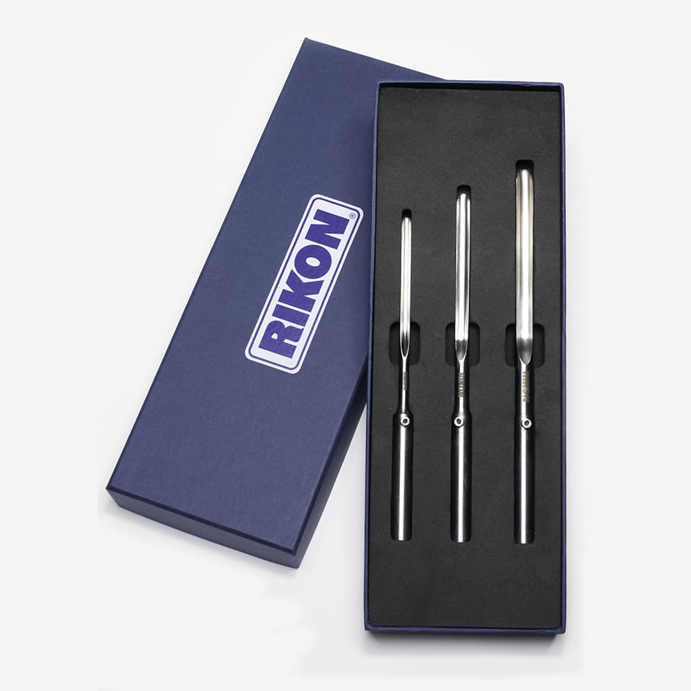 70-850 Set of 3 Spindle Gouges (1/4", 3/8", 1/2" )