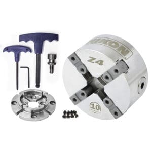 71-104: Z4 Chuck, 50mm Jaw, Woodscrew and Chuck Key-Direct Thread 1-1/4" x 8 TPI